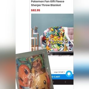 Pokemon blanket